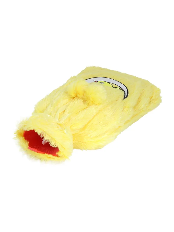 Biggdesign BiggDesign Yellow Bird Hot Water Bag With Soft Plush Cover For Pain Relief